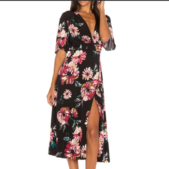 NWT 1. State Floral Wrap Dress - Picture 3 of 5